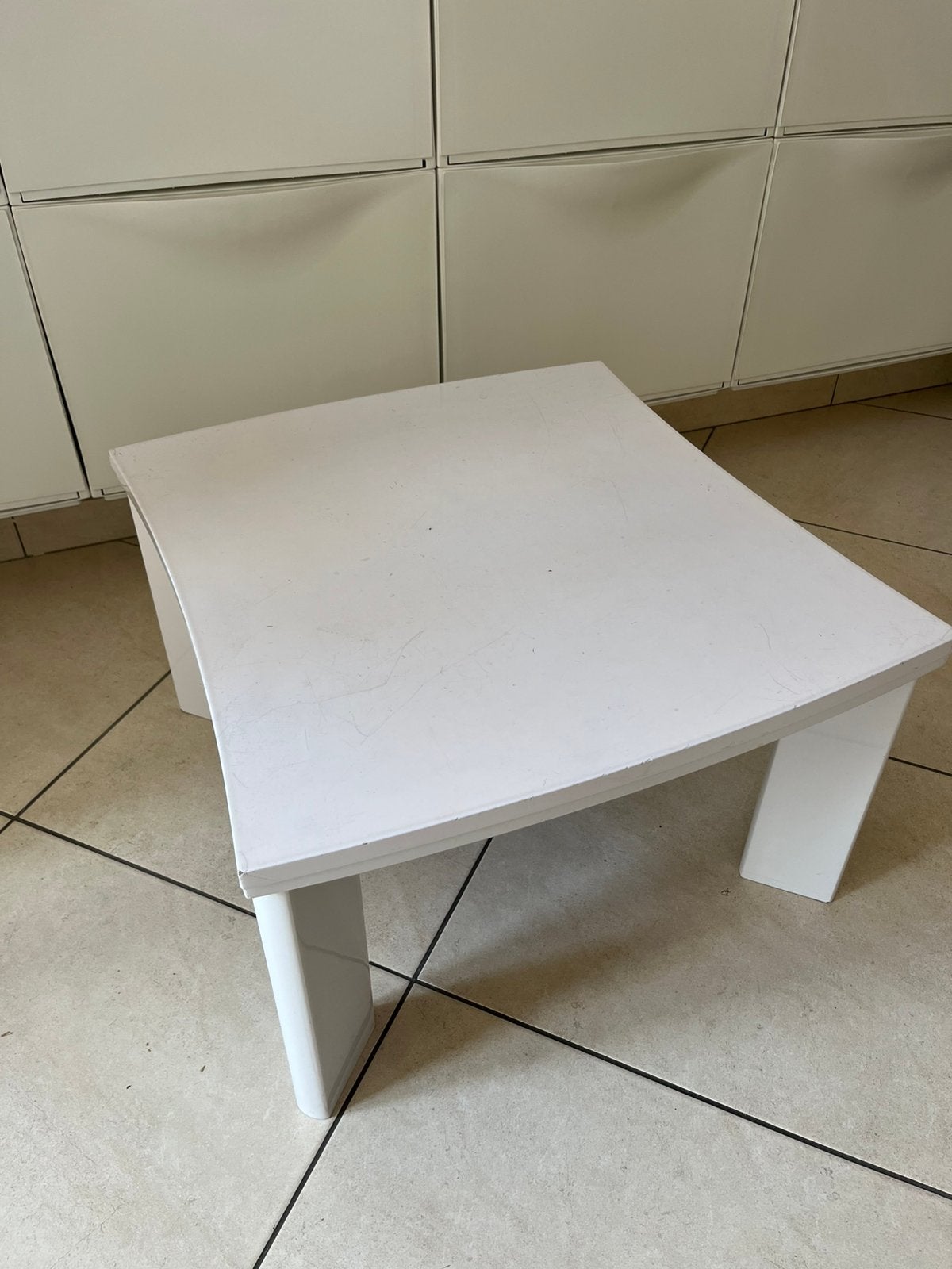 Table basse blanche, Enlèvement, Comme neuf