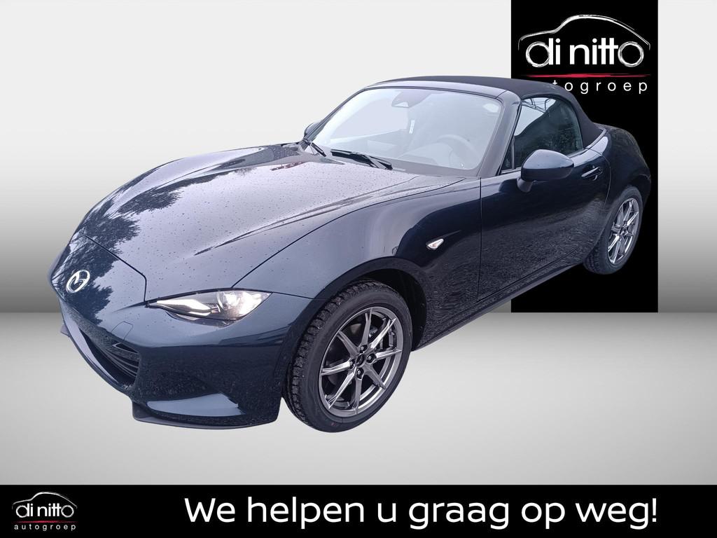 Mazda MX-5 1.5 Skyactiv-G 132hp Excl-Line Roadster, Auto's, 140 g/km, 1078 kg, 4 cilinders, Cabriolet