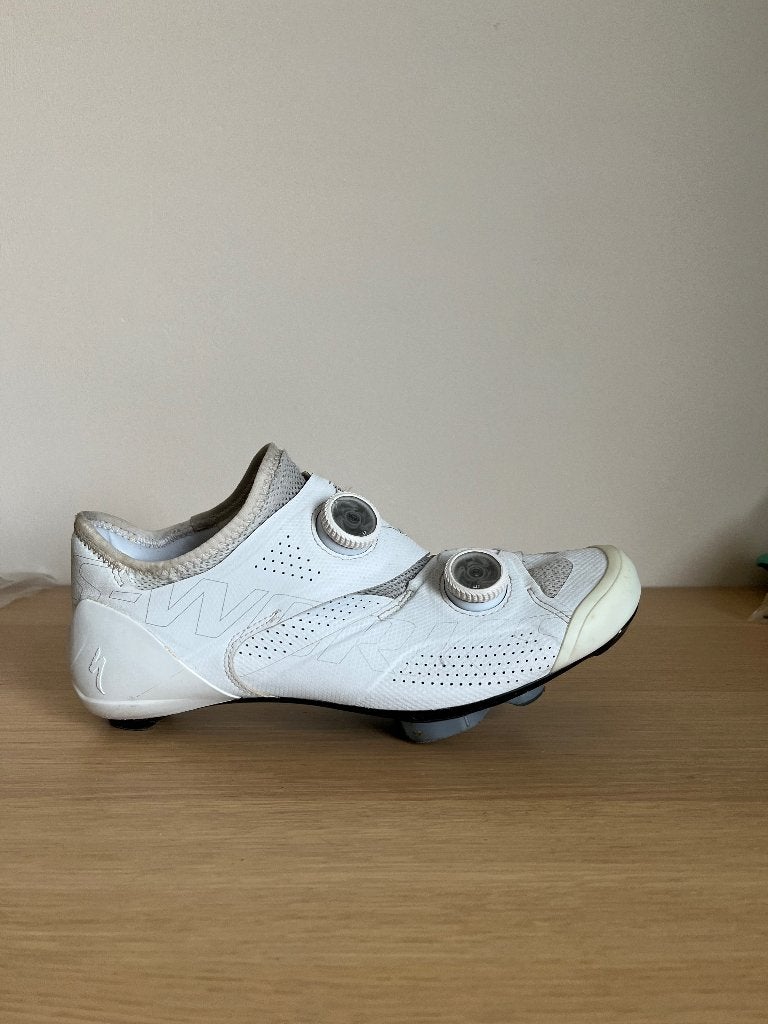 Specialized S-Works ares blanches 40, Enlèvement ou Envoi, Utilisé, Chaussures