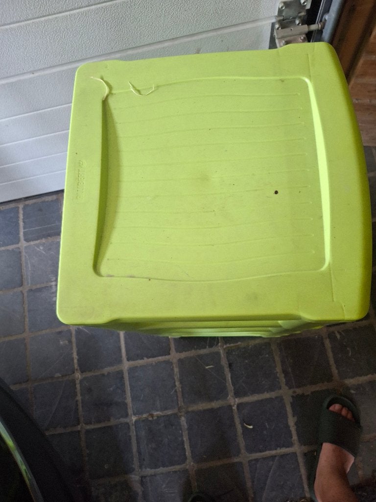 opbergbox Allibert 4 laden vierkant 37cmx37cm, Ophalen, Kunststof, Gebruikt, Overige typen