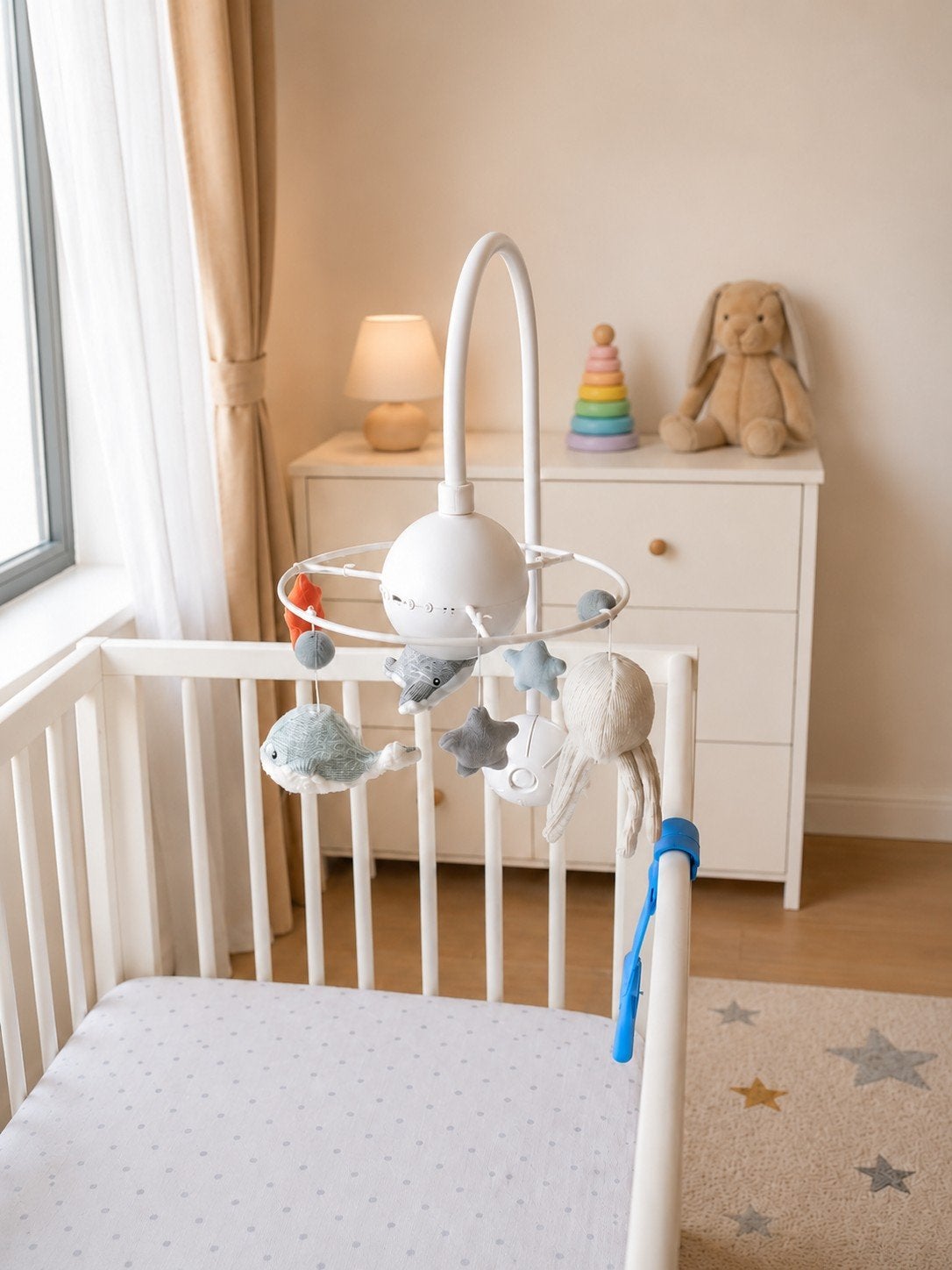 Baby mobiel automatisch met remote, Kinderen en Baby's, Ophalen, Zo goed als nieuw