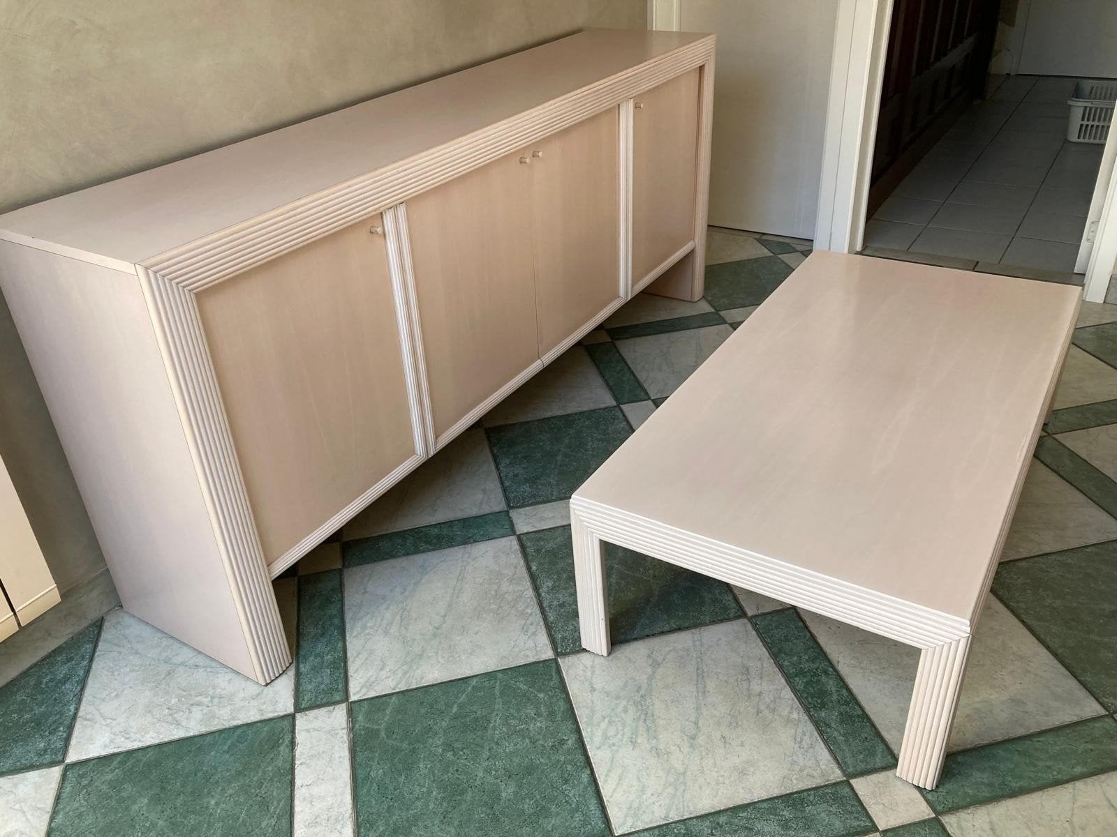 Set vol beuken meubelen, Ophalen