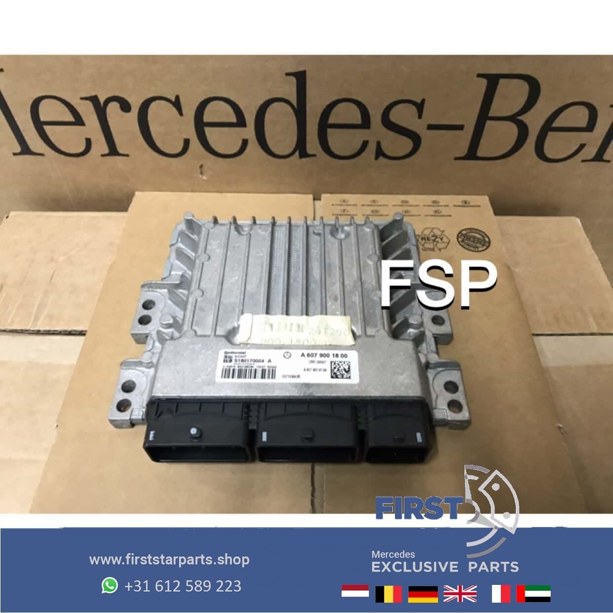A6079001800 MOTOR ECU MODULE / COMPUTER  MERCEDES W176 W246, Utilisé, -, -, Enlèvement ou Envoi