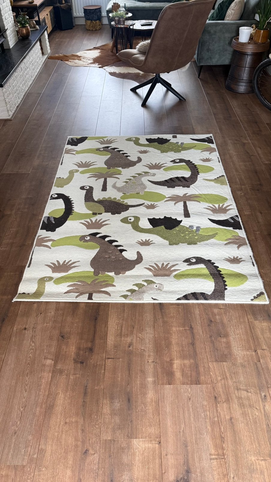 Dinosaurus vloerkleed, Ophalen, Gebruikt