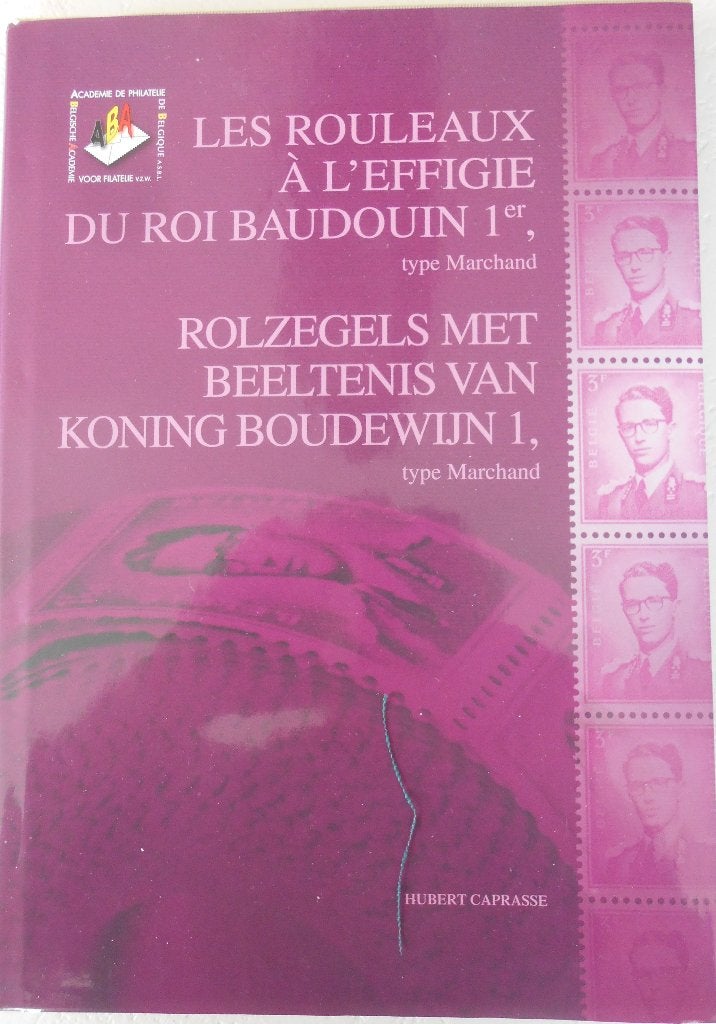 Boek rolzegels Koning Boudewijn I type Marchand, Ophalen of Verzenden, Boek of Tijdschrift