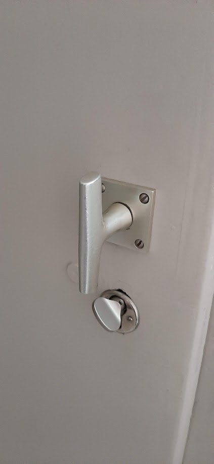 DEURKLINK HANDGREEP DEURKRUK KRUK, Ophalen of Verzenden, Zo goed als nieuw, Chroom