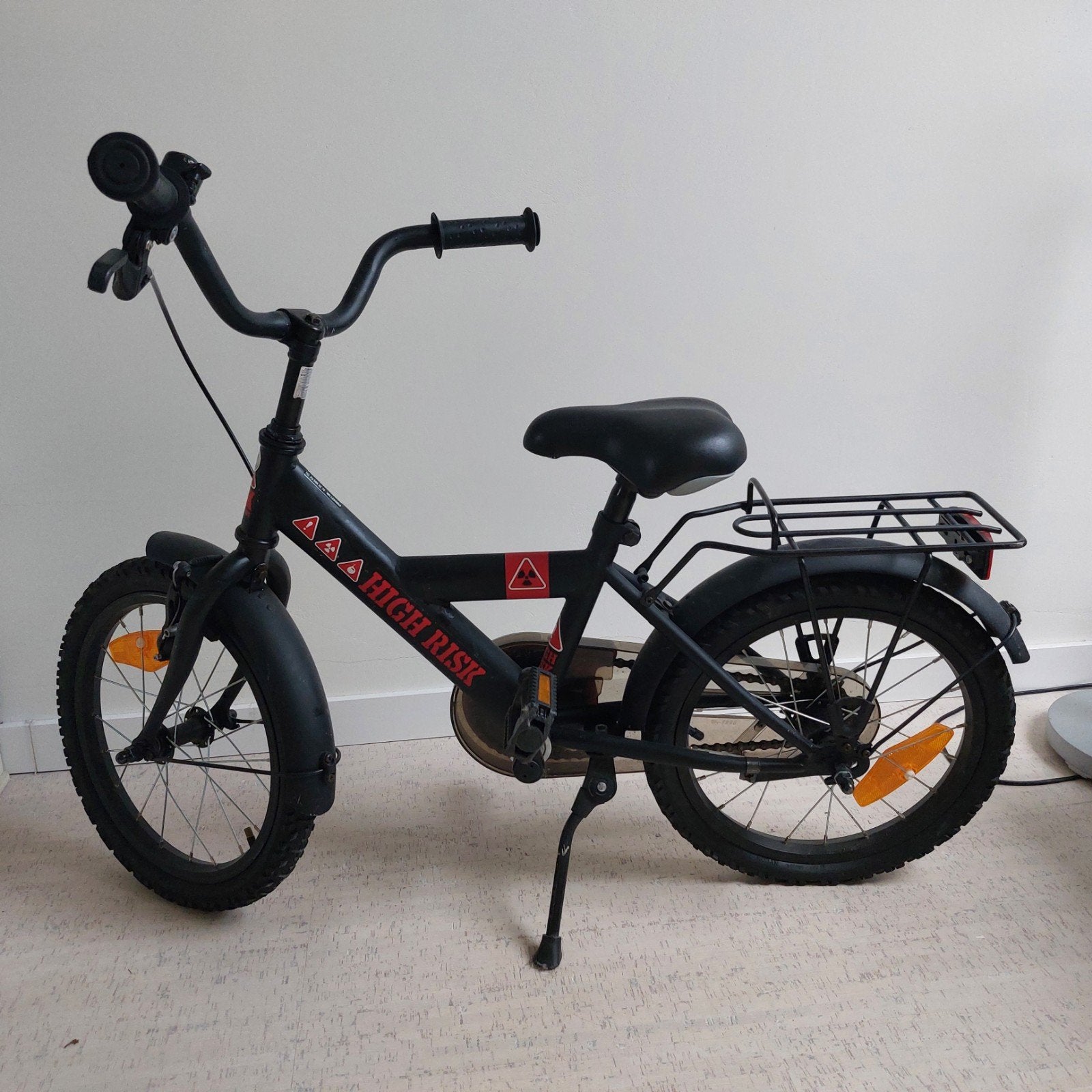 kinderfiets high risk 16 inch, Ophalen, Velgrem, High risk, 16 tot 20 inch