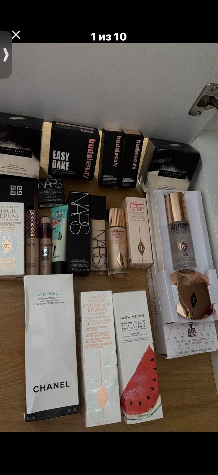 Luxe make-up Dior, ysl, Chanel, Huda,..., Handtassen en Accessoires, Ophalen of Verzenden, Zo goed als nieuw, Make-up