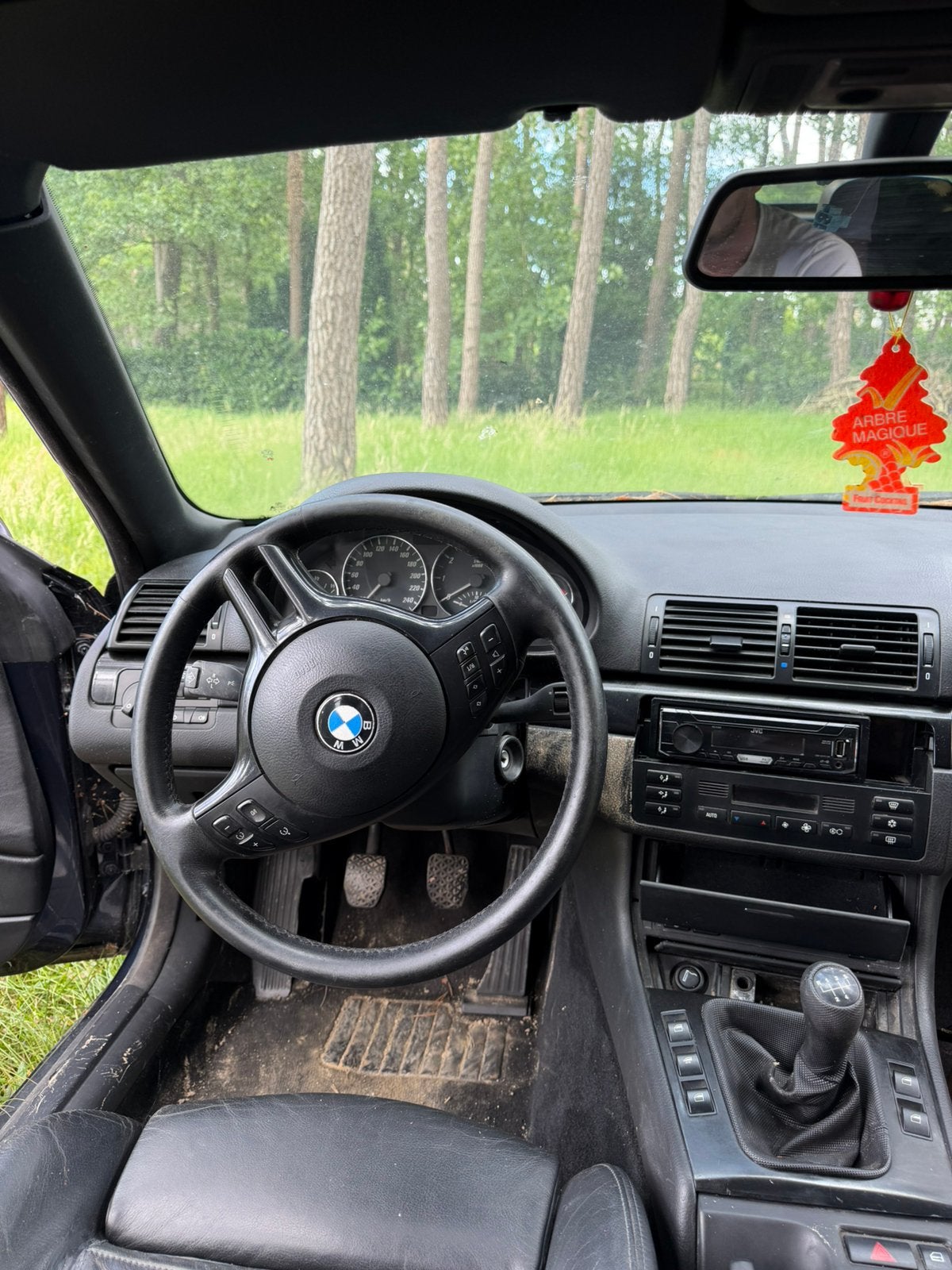 BMW 320 CI, Auto's, Achterwielaandrijving, Zwart, Cabriolet, Blauw