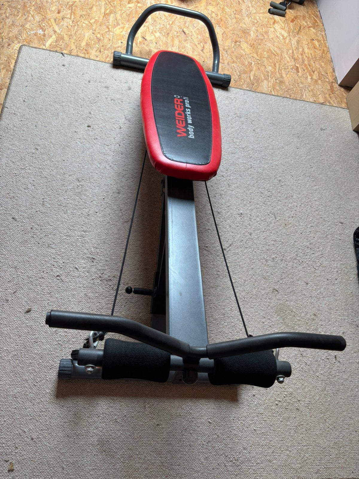 Weider total body works, Ophalen, Rug, Overige typen, Aluminium