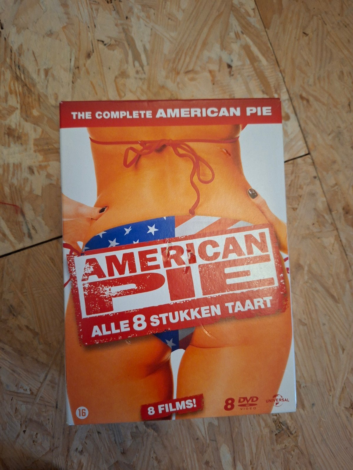 Amerikanen Pie verzamelbox, Cd's en Dvd's, Vanaf 16 jaar, Ophalen of Verzenden, Zo goed als nieuw, Speelfilm