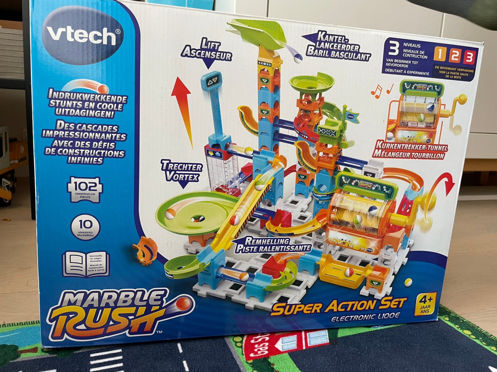 Vtech Marble rush super action set knikkerbaan, Ophalen, Zo goed als nieuw