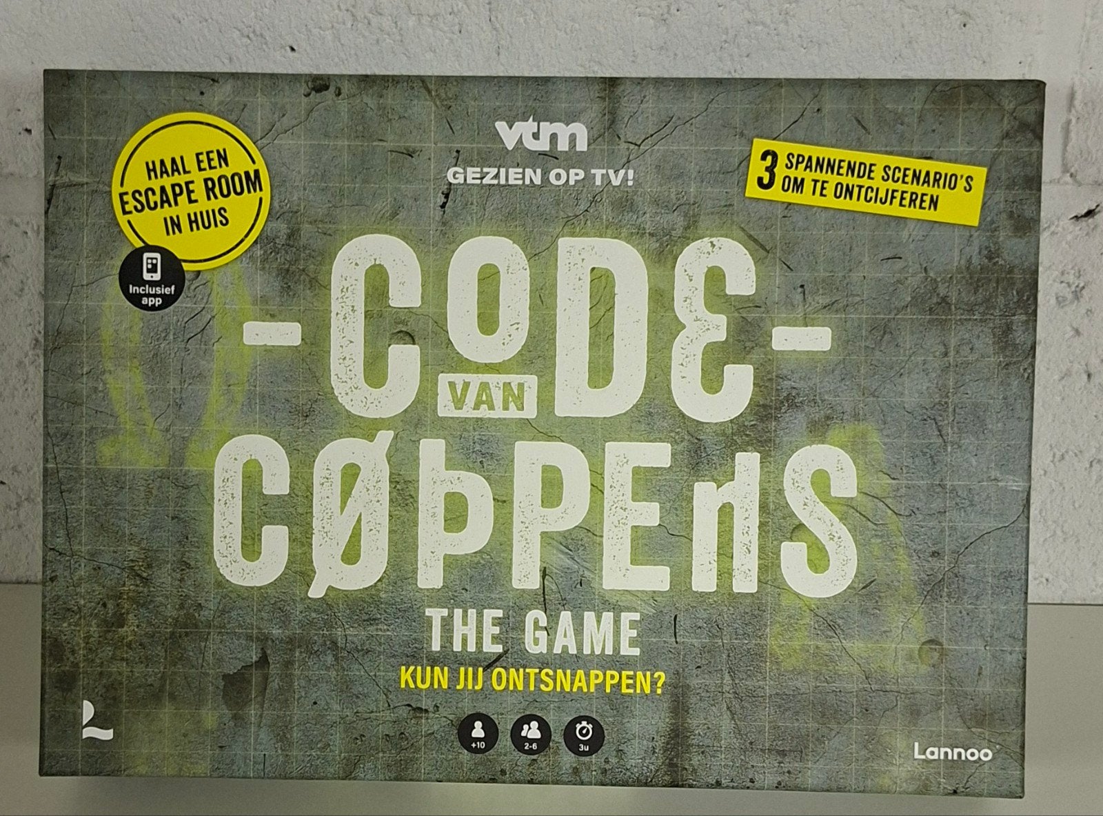 Code van Coppens - Escape game, Hobby en Vrije tijd, Gezelschapsspellen | Overige, Drie of vier spelers, Ophalen, Zo goed als nieuw