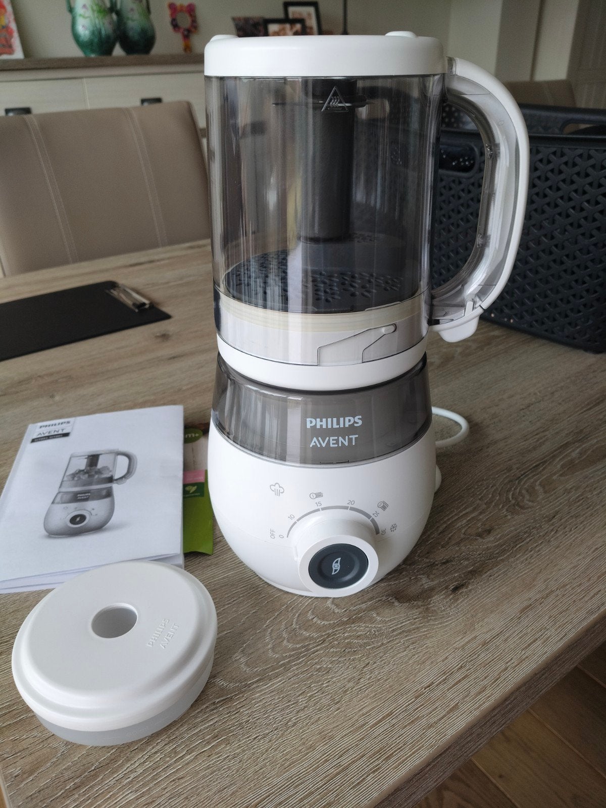 Philips Avent premium 4 in 1 stomer/ blender babyvoeding, Ophalen, Gebruikt, Stoomfunctie, Philips Avent