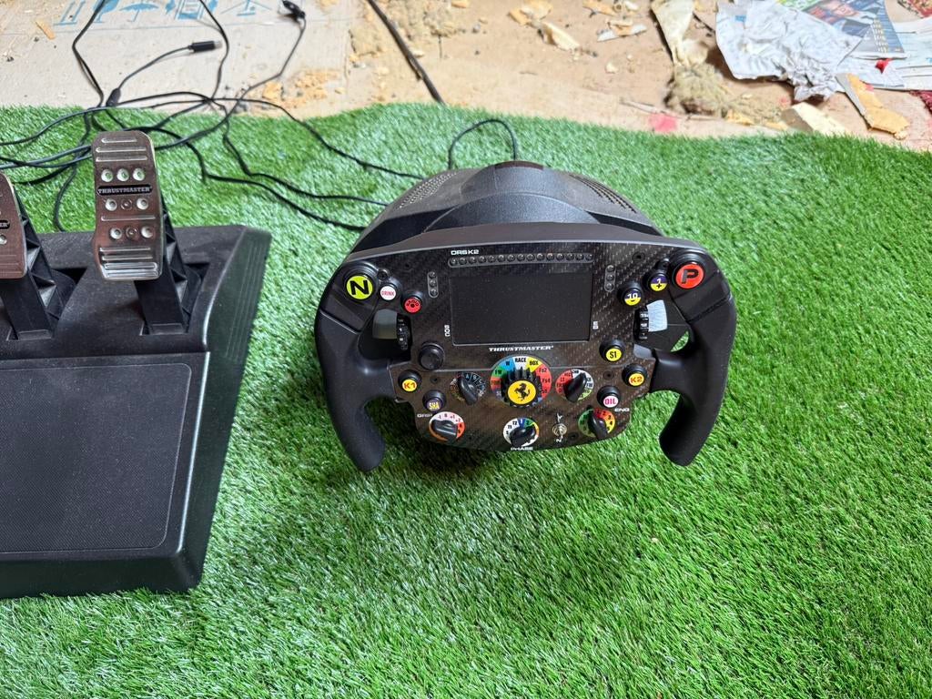 Ferrari racestuur met racestoel voor Xbox, Ophalen, Zo goed als nieuw
