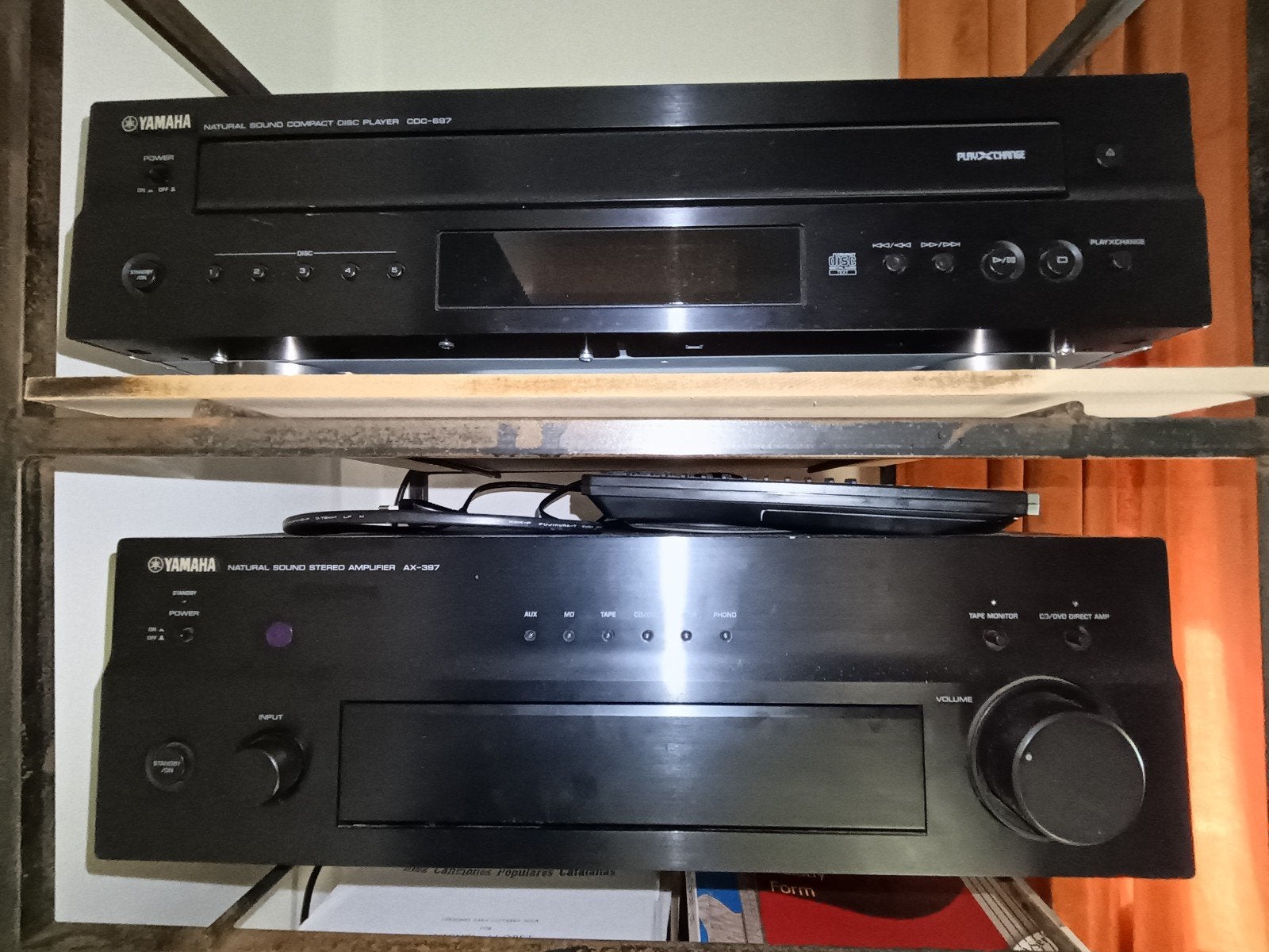 Yamaha AX-397 + Yamaha CDC-697 + Philips FB310, Enlèvement, Lecteur CD, Philips