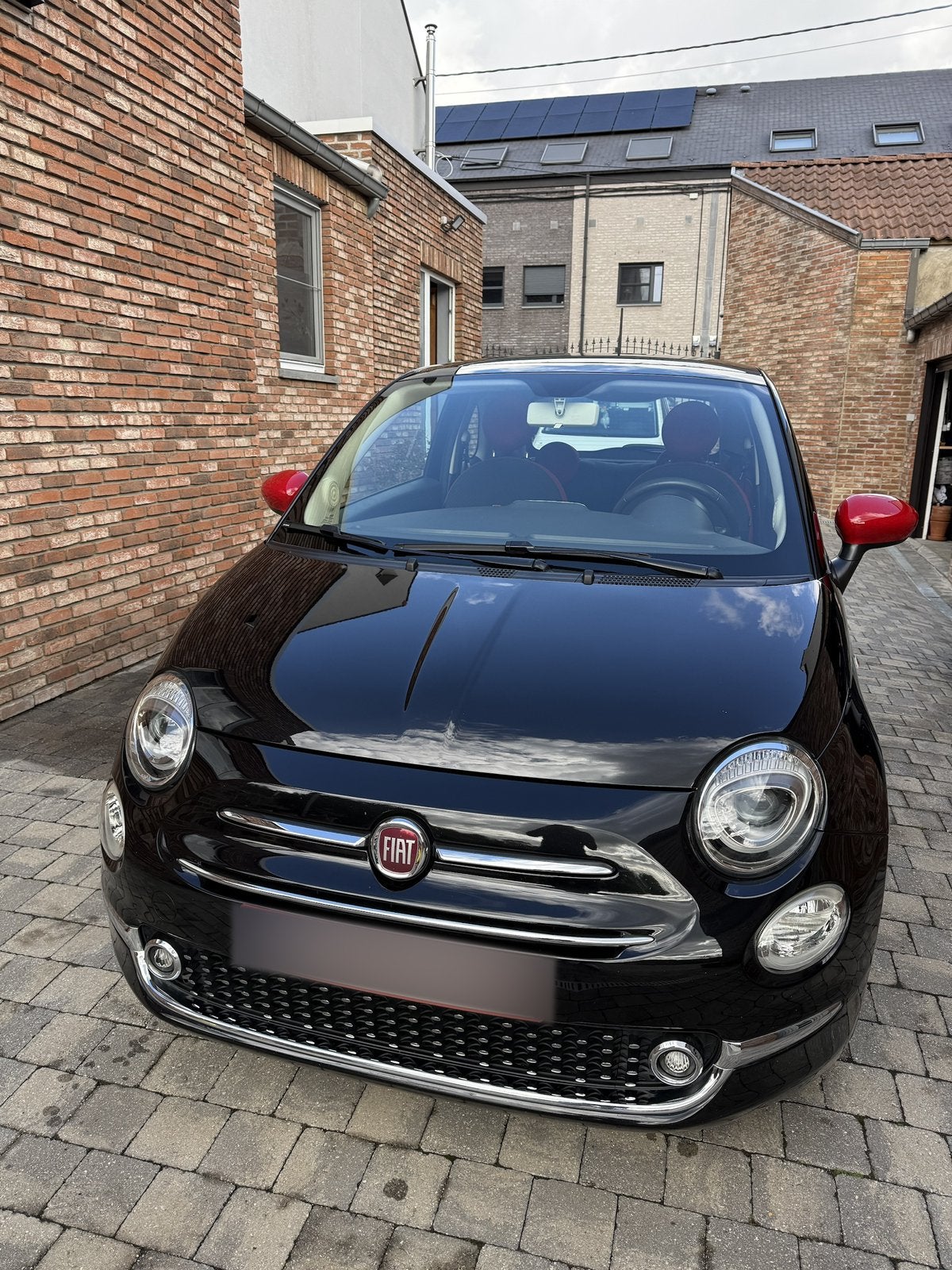 Fiat 500 1.2 Rosso Amore 2017 – 64 000 km – Toit ouvrant, Autos, 1242 cm³, Achat, Boîte manuelle, Particulier