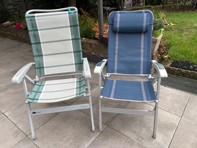 Fauteuils de camping, Caravans en Kamperen, Ophalen, Gebruikt, Campingstoel