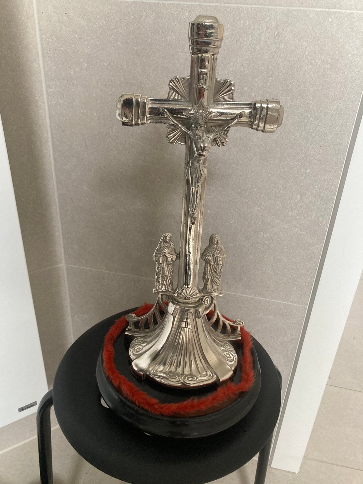 Kruis op voet, Antiek en Kunst, Ophalen of Verzenden
