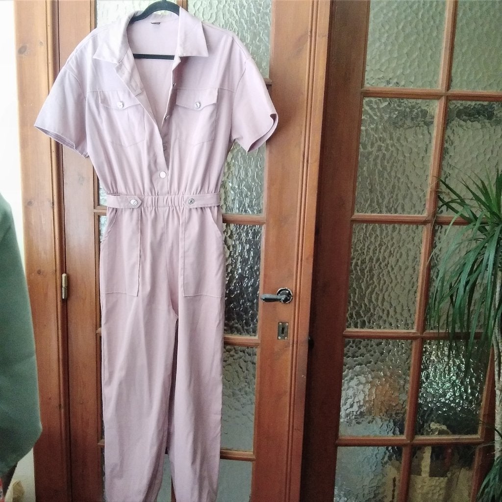 Jumpsuit roze, Kleding | Dames, Jumpsuits, Maat 38/40 (M), Verzenden, Zo goed als nieuw, Jumpsuit