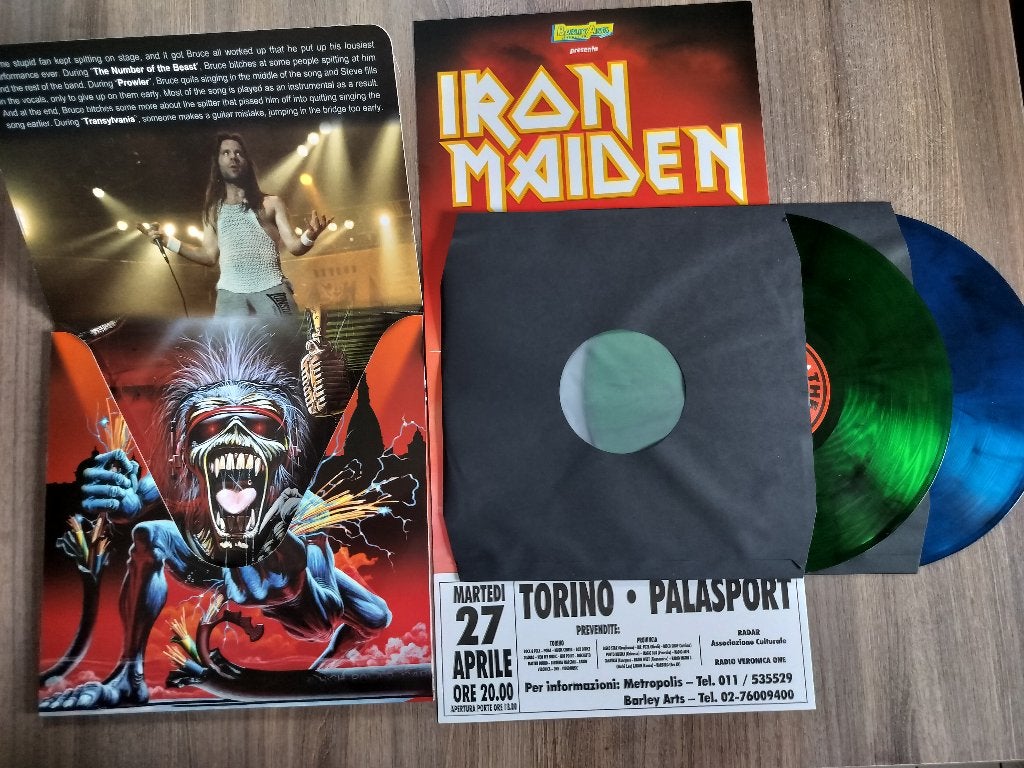 IRON MAIDEN - THE REAL WORST ONE - 2 lp color vinyl, CD & DVD, Vinyles | Hardrock & Metal, Pochette gatefold, Enlèvement ou Envoi