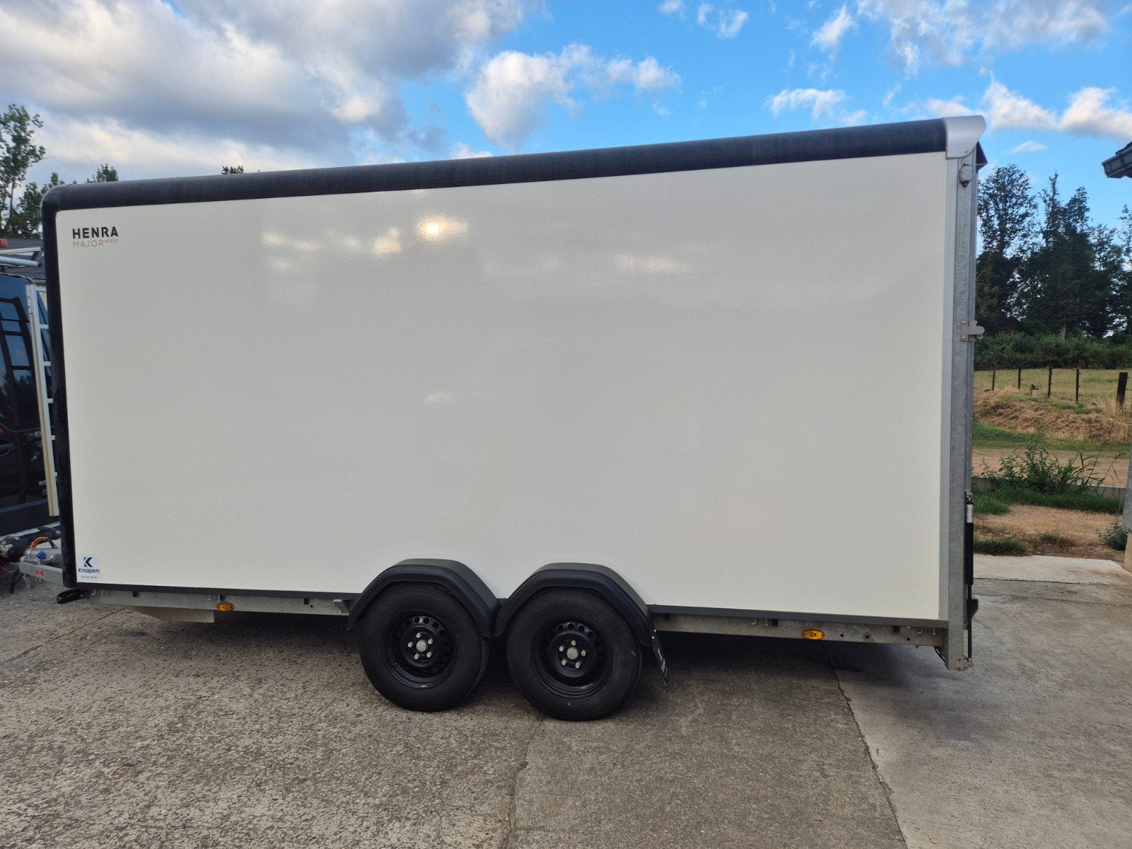 Henra gesloten aanhangwagen 4.65X1.83X2.2 3,5T, Autos : Divers, Remorques, Enlèvement, Comme neuf