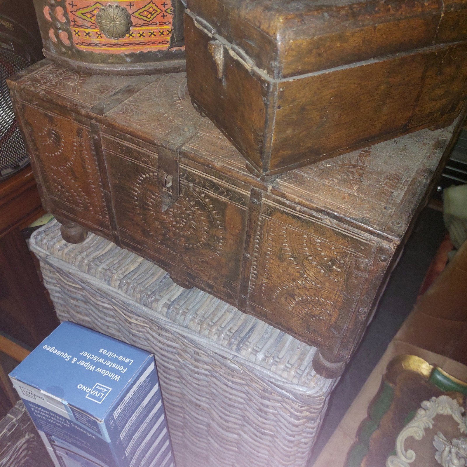 Lot antieke kistjes ong 12 stuks, Antiek en Kunst, Ophalen