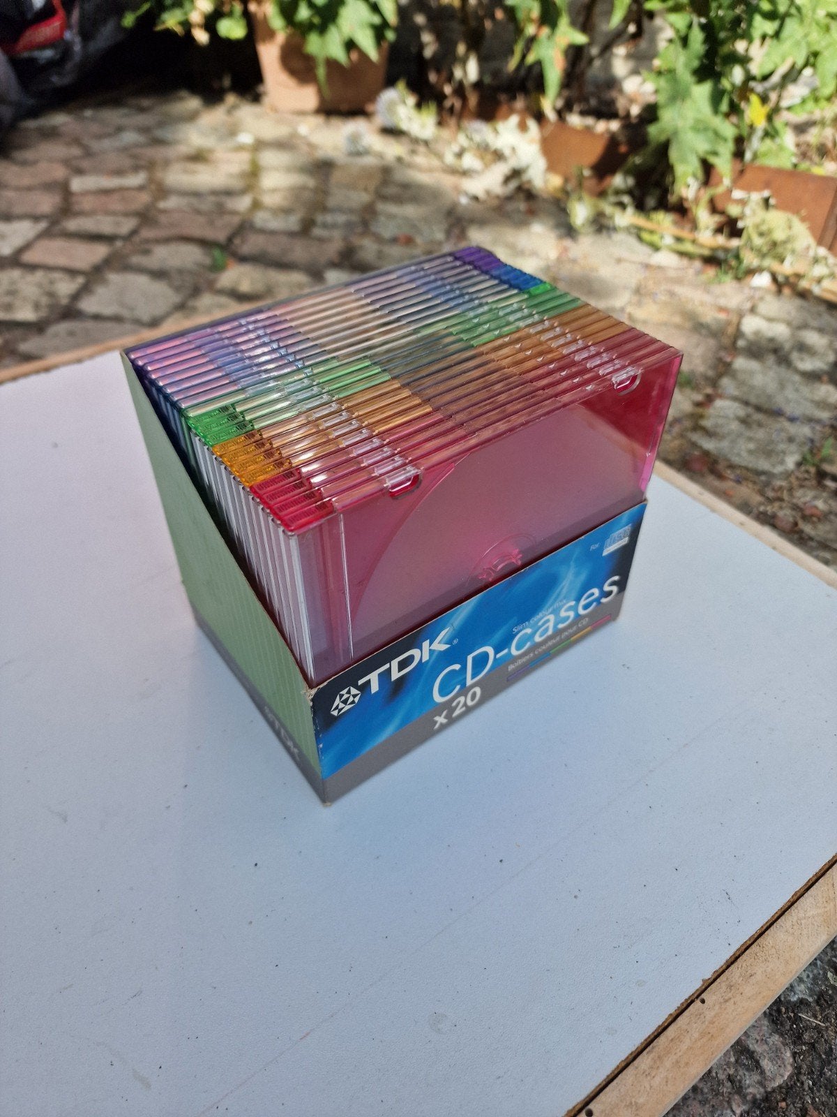 20 slim color cd cases, Audio, Tv en Foto, Bandrecorder, Ophalen of Verzenden, Onderdeel