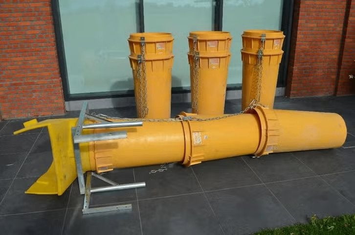 stortkoker stortkokers 35€ dag 90€ week, Doe-het-zelf en Bouw, Ophalen, Gebruikt