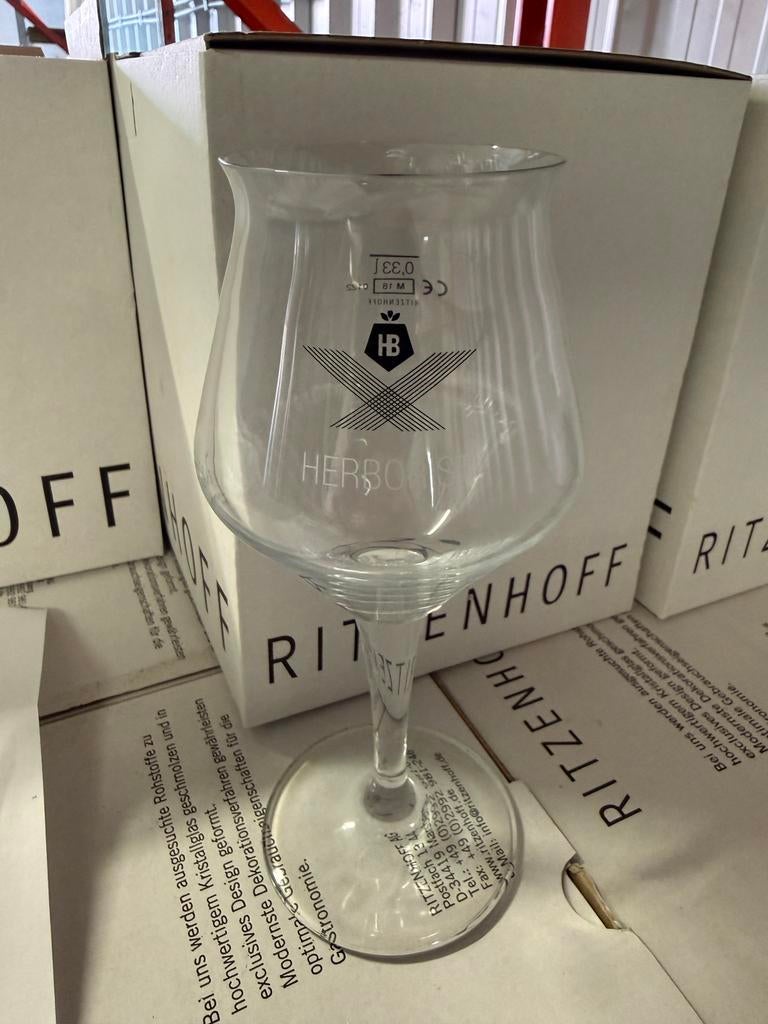 Lot wijn/bier glazen Sommelier Kelch Hoog 33cl, Verzamelen, Ophalen, Nieuw, Bierglas