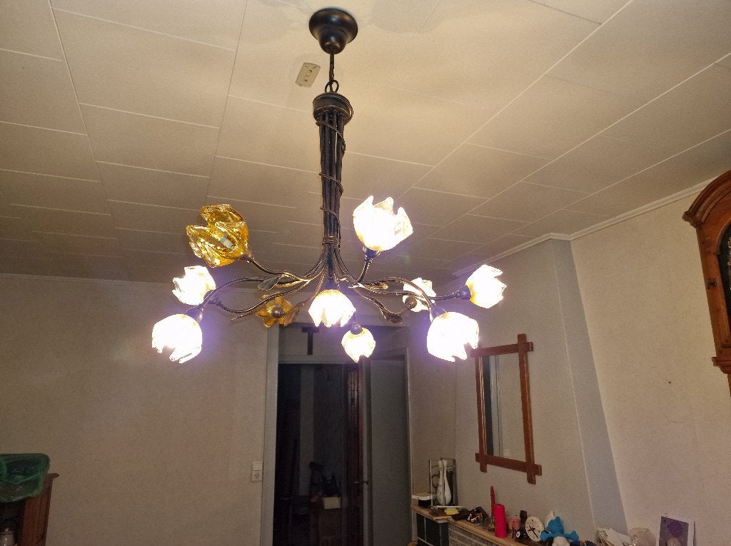 Lustre, Enlèvement, Comme neuf, Verre