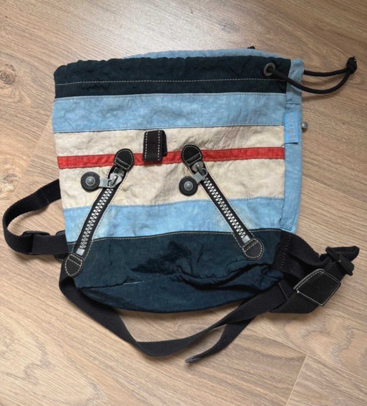 Sac à cordon/mini sac à dos vintage Kipling Bucket, Enlèvement ou Envoi, Utilisé, Kipling