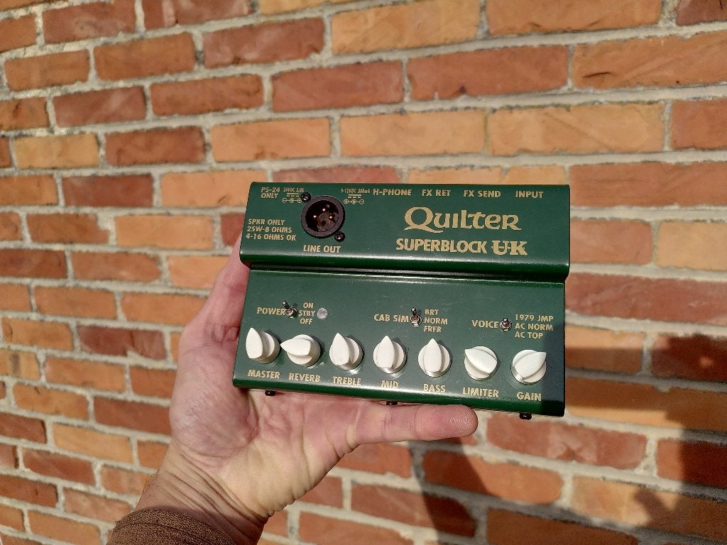 Quilter Superblock UK, Ophalen of Verzenden, Zo goed als nieuw, Gitaar, Minder dan 50 watt