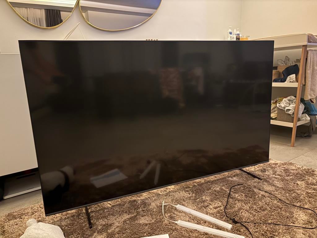Samsung Tv scherm beschadigd (endommagé), Ophalen, Samsung, 100 cm of meer, Smart TV