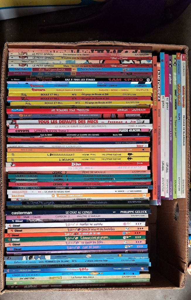 Lot BD (66 pièces), Livres, Plusieurs BD, Enlèvement, Utilisé, Divers auteurs