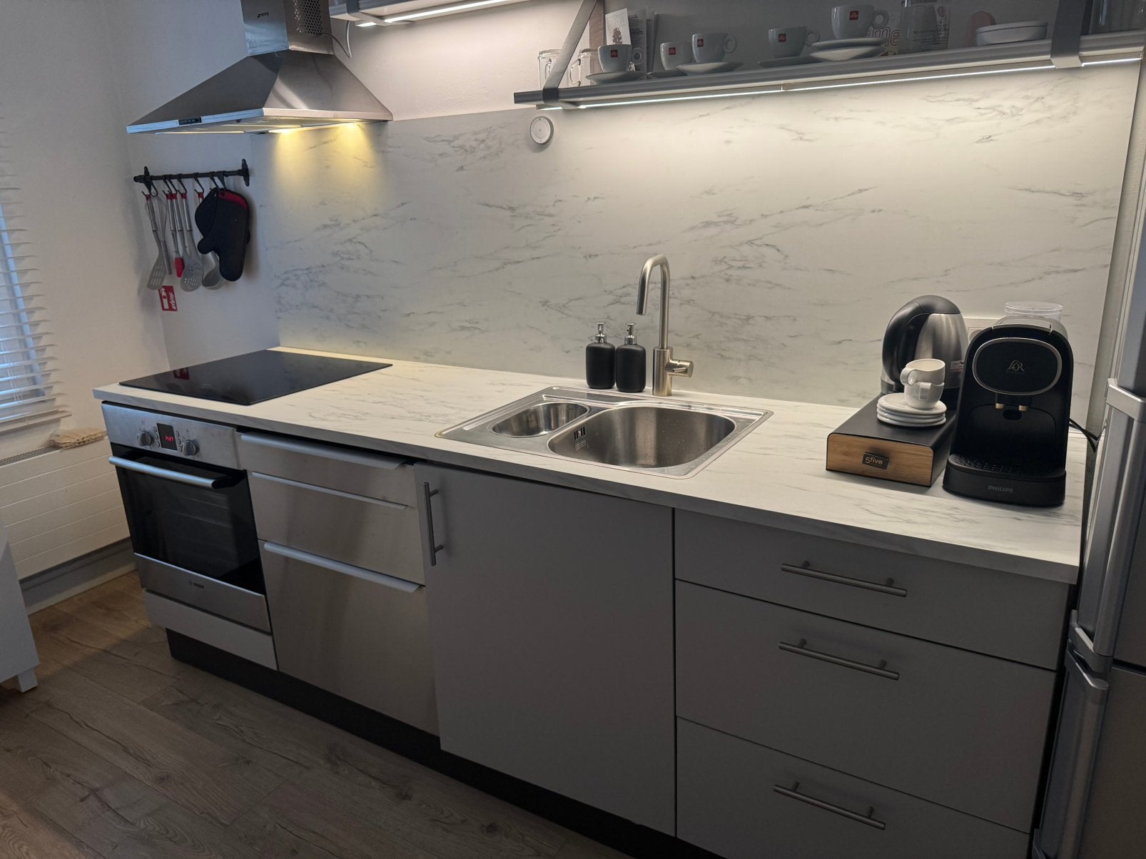 Prima basic keuken voor weinig, Ophalen, Gebruikt, Enkelwandige keuken, Hout