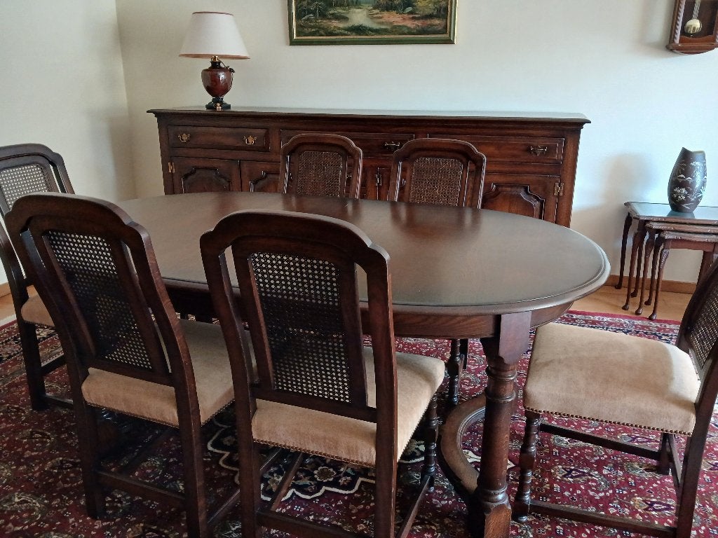 salle à manger, Maison & Meubles, Salles à manger complètes, Enlèvement, Utilisé, Klassiek, 4 à 6 chaises