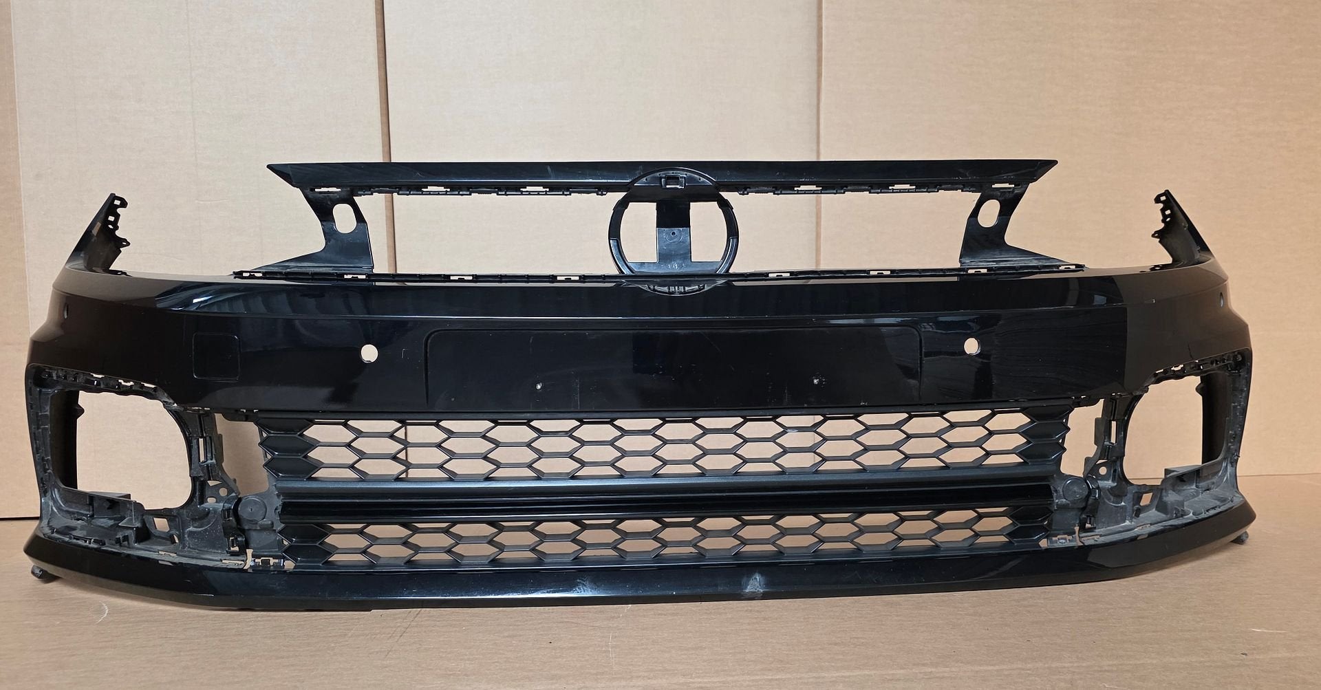 Voorbumper VW Polo 2G AW GTI 4xPDC L C9X bj.2018-2022 Bumper, Gebruikt, -, Ophalen of Verzenden, Bumper