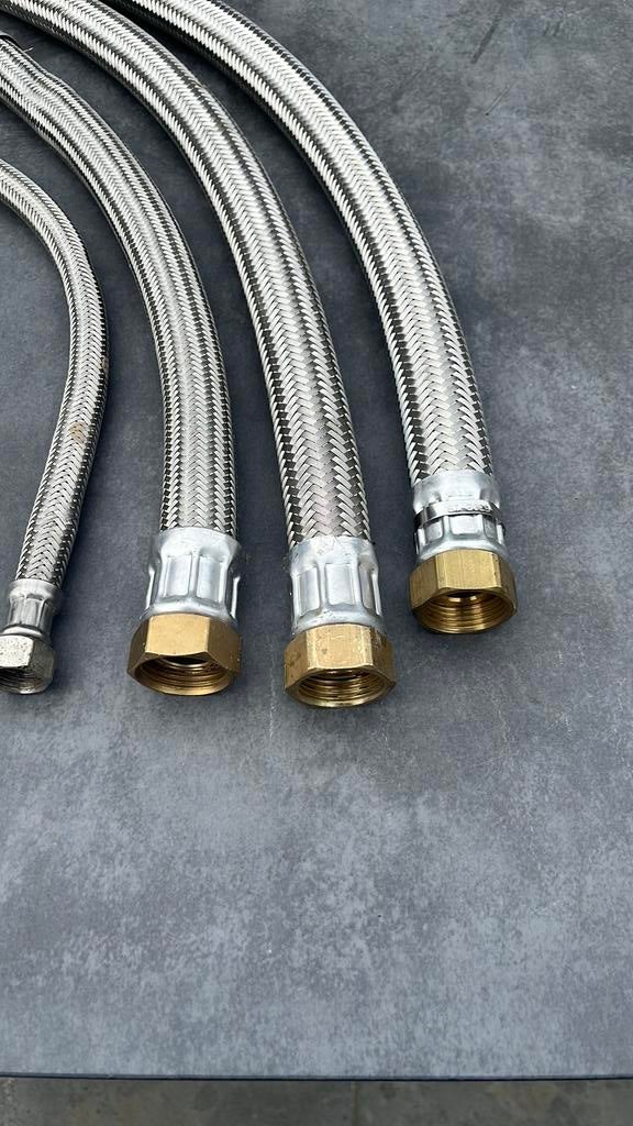 Conduites d'eau flexibles 1" tressées en INOX, Enlèvement ou Envoi, Neuf, Inox, Autres types