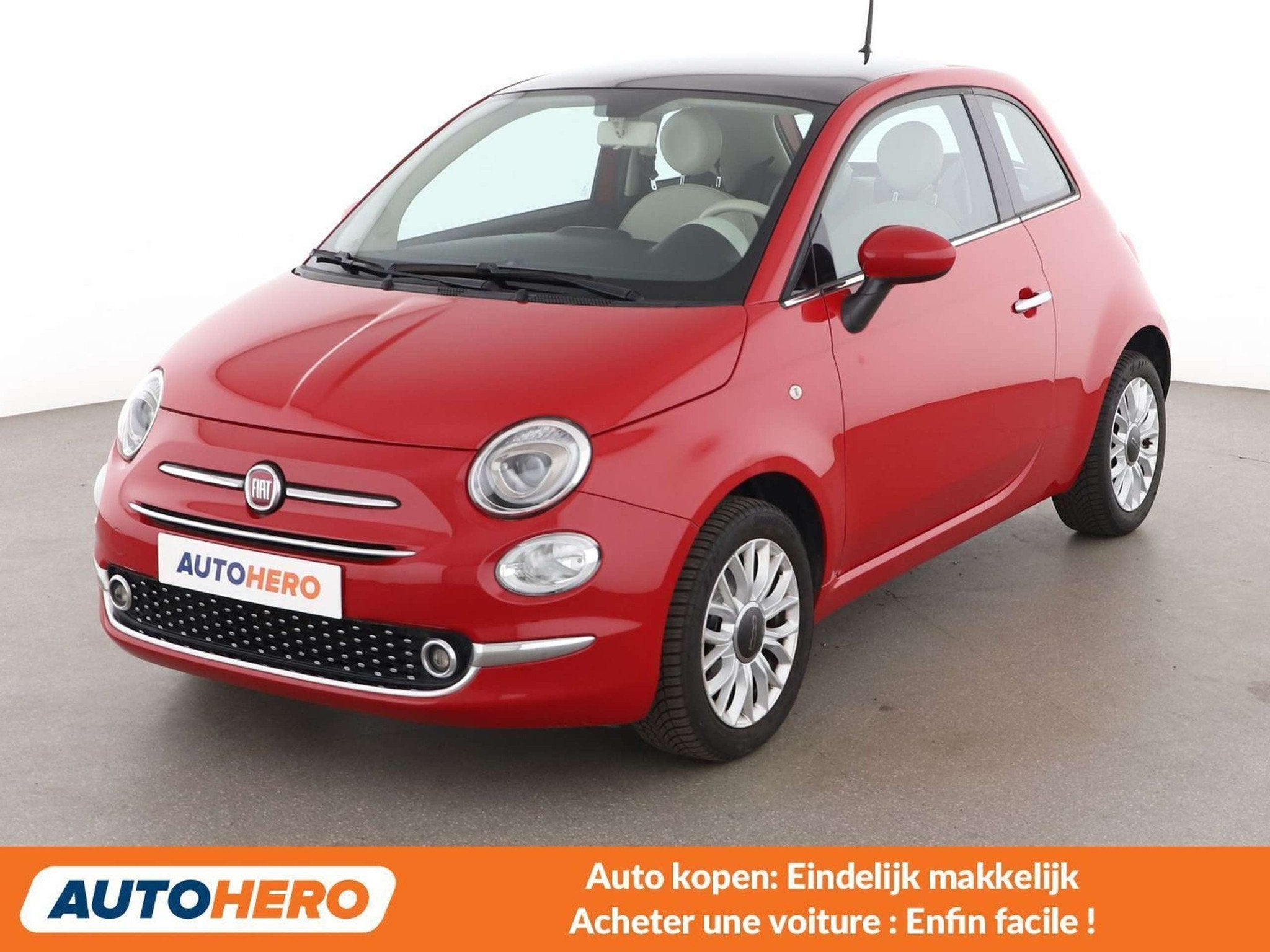 Fiat 500 1.2 Lounge (bj 2018), Auto's, Fiat, Voorwielaandrijving, 4 zetels, Stof, Gebruikt