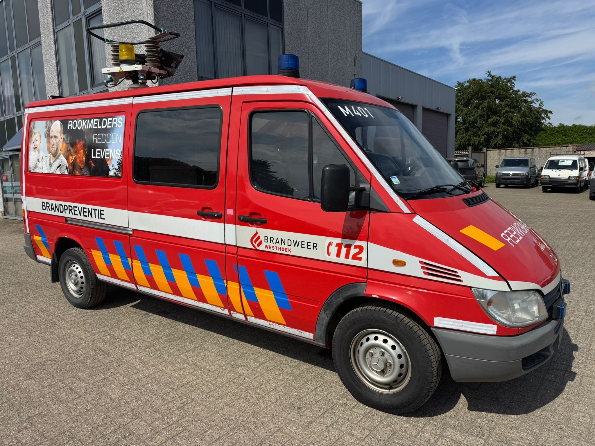 Mercedes-Benz Sprinter 313 *EX FIREDEPARTMENT-BELGIAN ORIGIN, Auto's, Bestelwagens en Lichte vracht, Automaat, Gebruikt, Mercedes-Benz