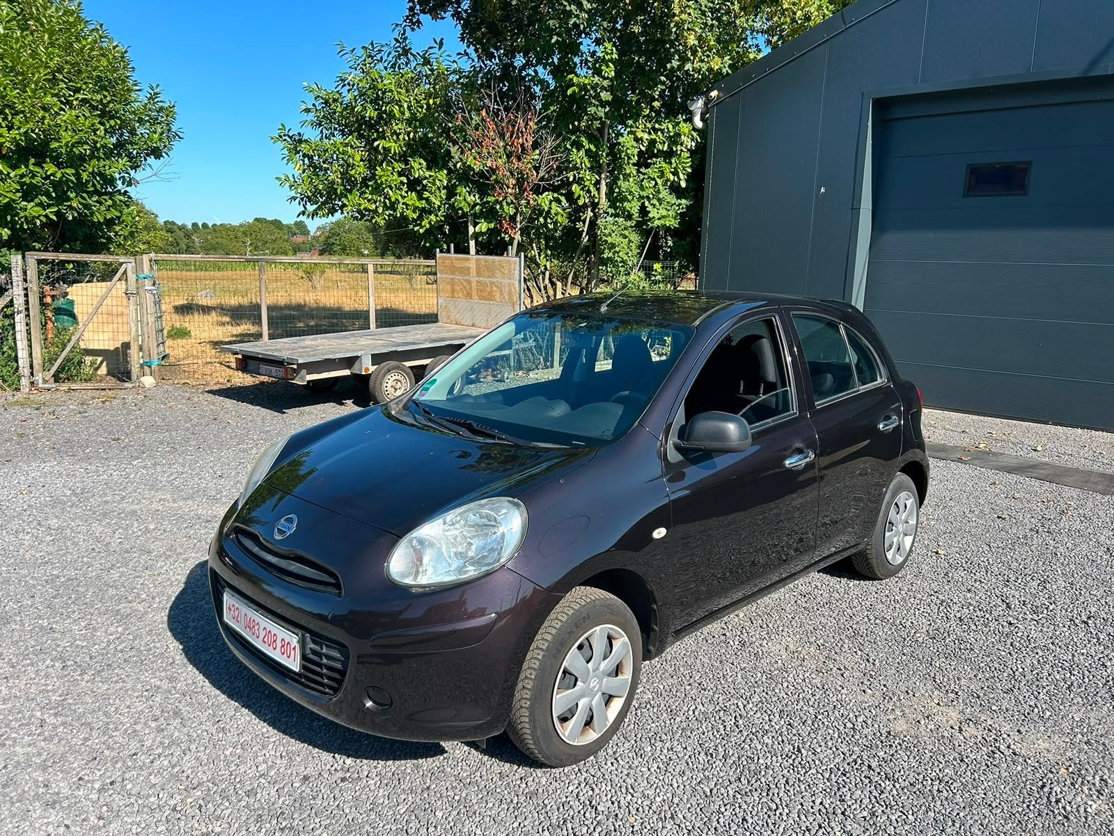 Nissan Micra 1.2essence AIRCO 2012 Euro 5a Carnet COMPLET, Autos, Nissan, Achat, Entreprise, Carnet d'entretien, 5 portes