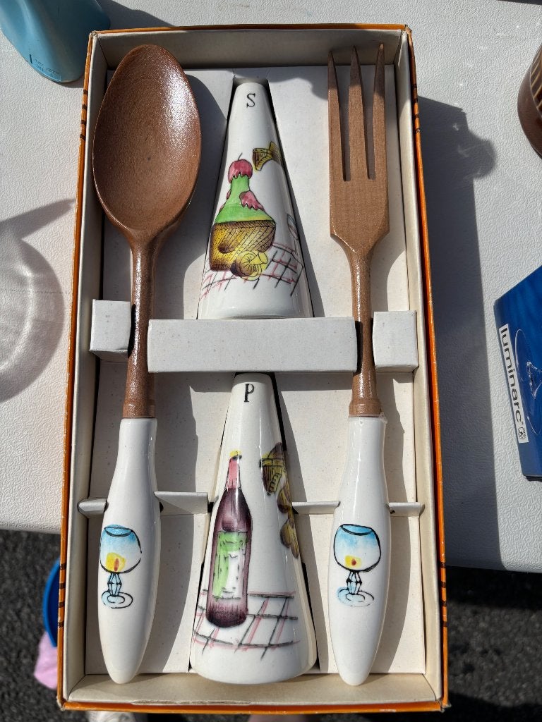 Hostess set : peper zout lepel vork, Enlèvement ou Envoi, Neuf