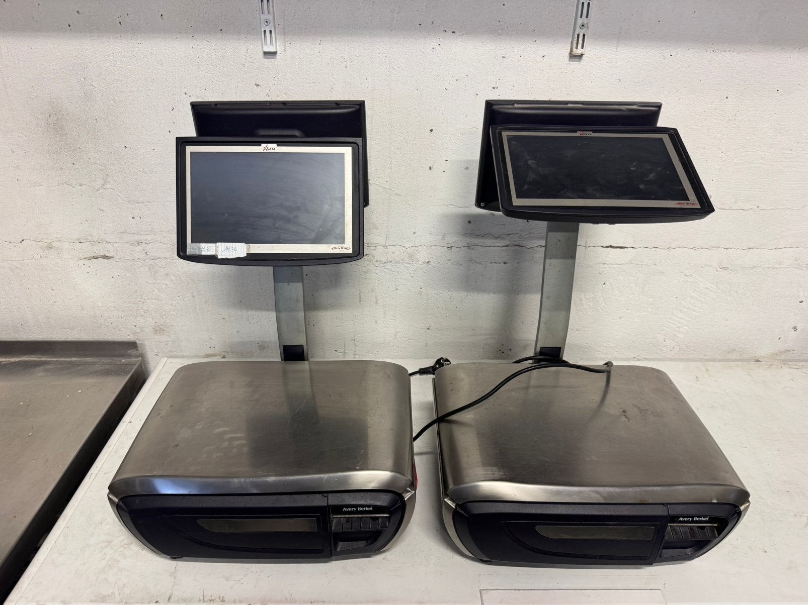 2x Avery Berkel toonbankweegschaal labelprinter touch, Ophalen