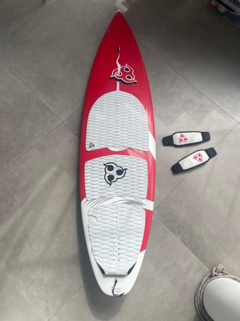 Surfboard Kiteboard Wainman Hawaii 6’.0” -18’1/4” -2’1/4”, Directionnel, Enlèvement, Utilisé, Planche de kite