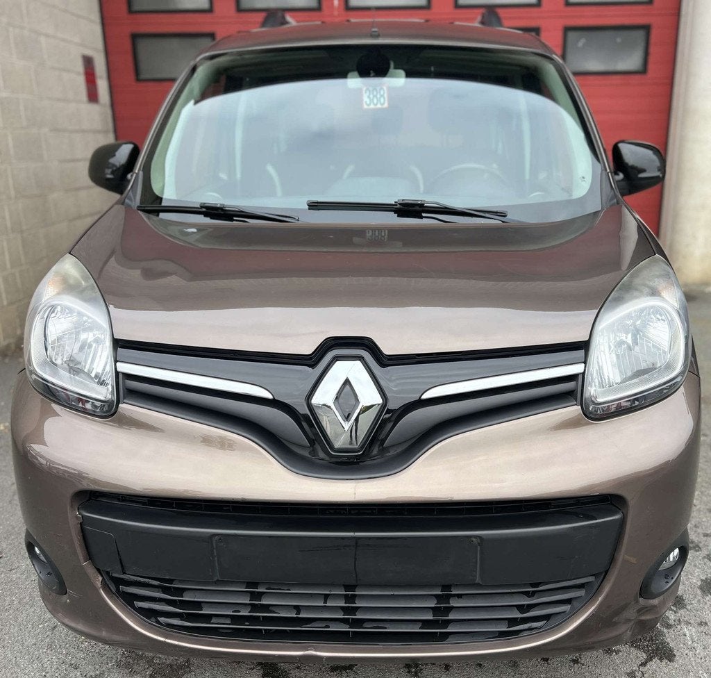 Renault Kangoo 1.2 TCe LIMITED + CLIM + NAVI + 5 PLACES, Auto's, Euro 6, 4 cilinders, Bruin, Bedrijf