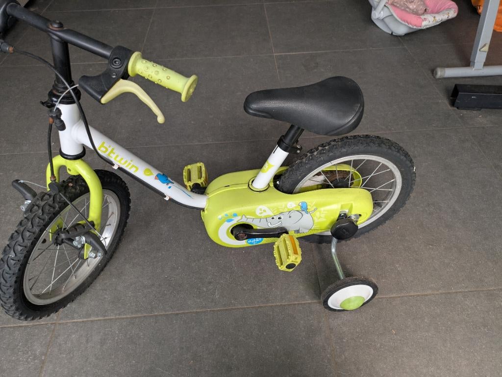 Kinderfiets, Fietsen en Brommers, Ophalen, Gebruikt, Zijwieltjes