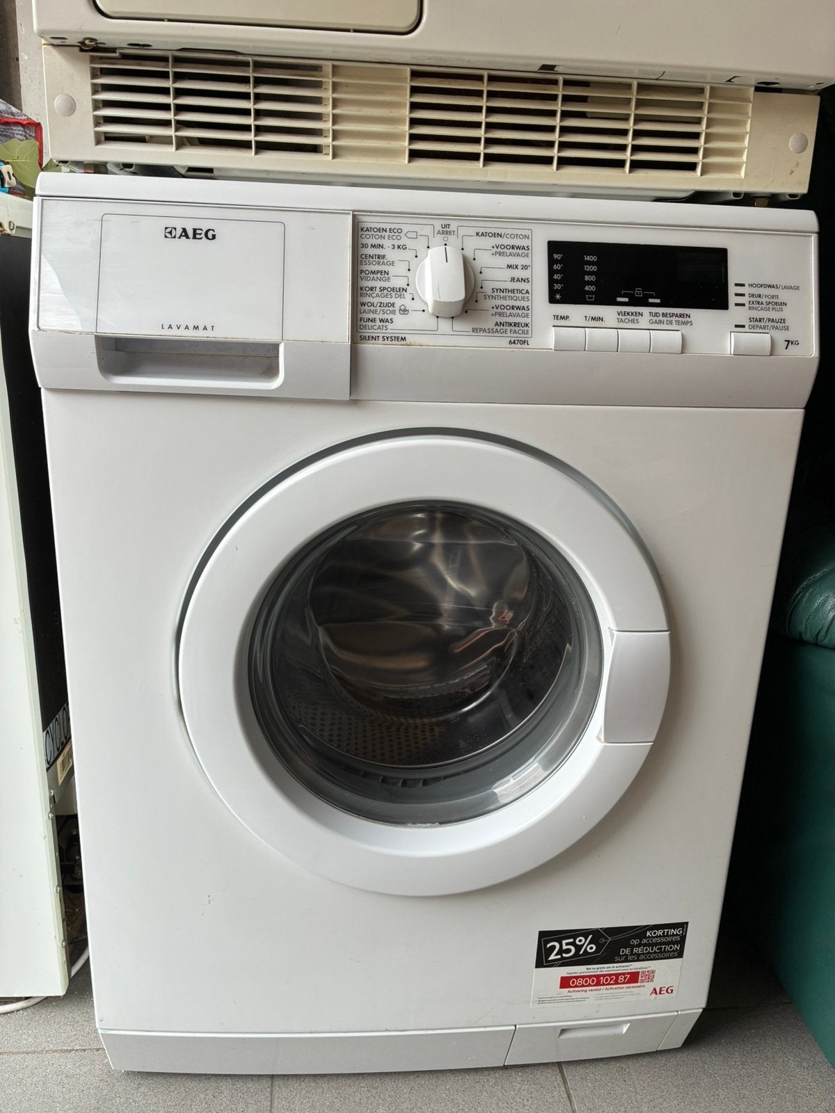 AEG Wasmachine, Elektronische apparatuur, Ophalen