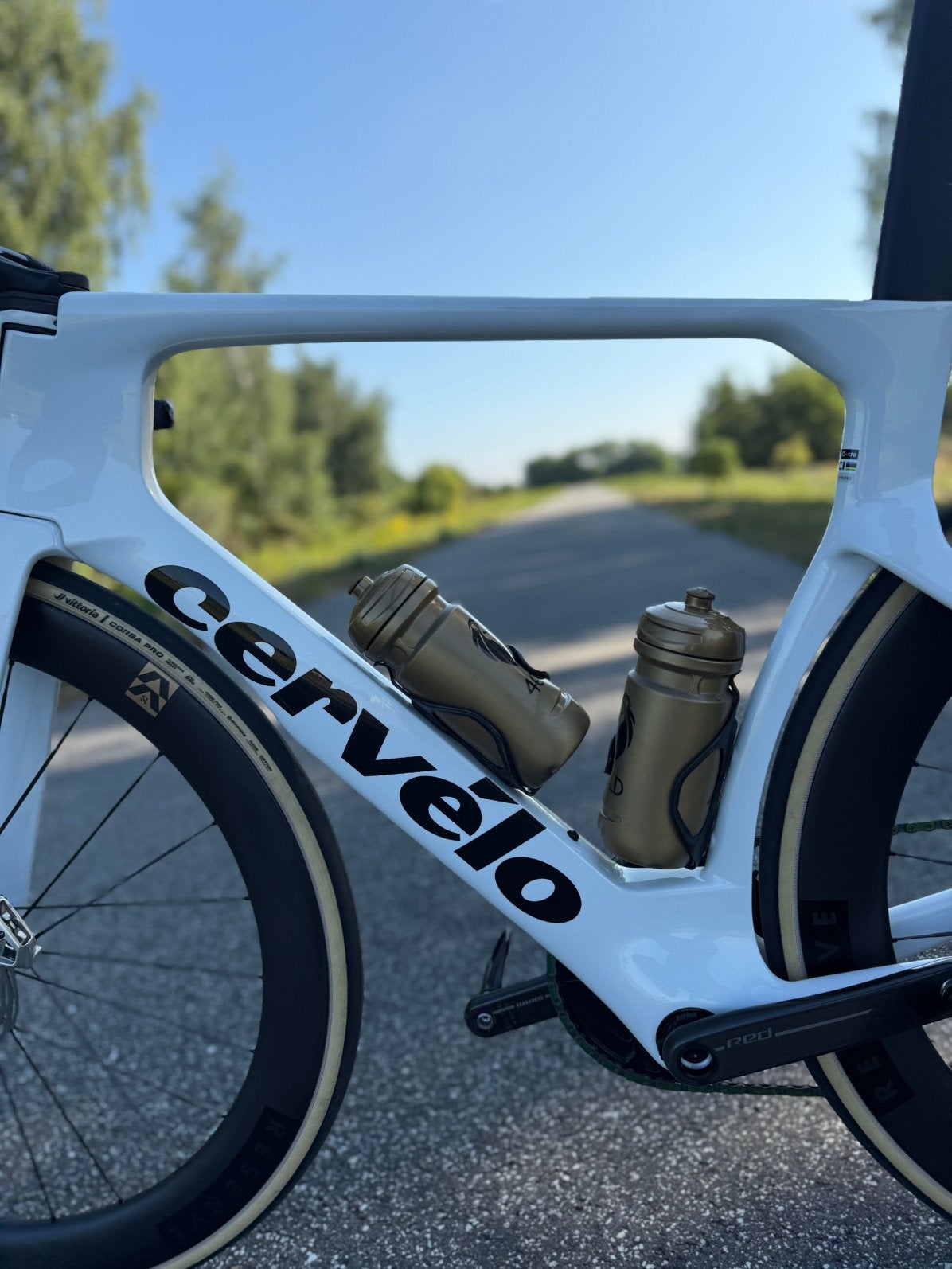 2026 CERVÉLO S5 ltd litium white frameset 56 NIEUWSTAAT, Fietsen en Brommers, Ophalen, Zo goed als nieuw