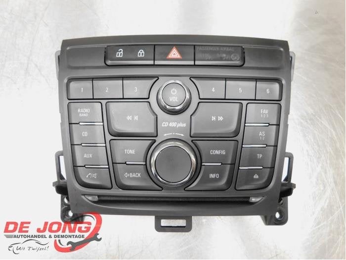 Panneau commande radio d'un Opel Zafira C, -, Opel, 3 mois de garantie, Utilisé